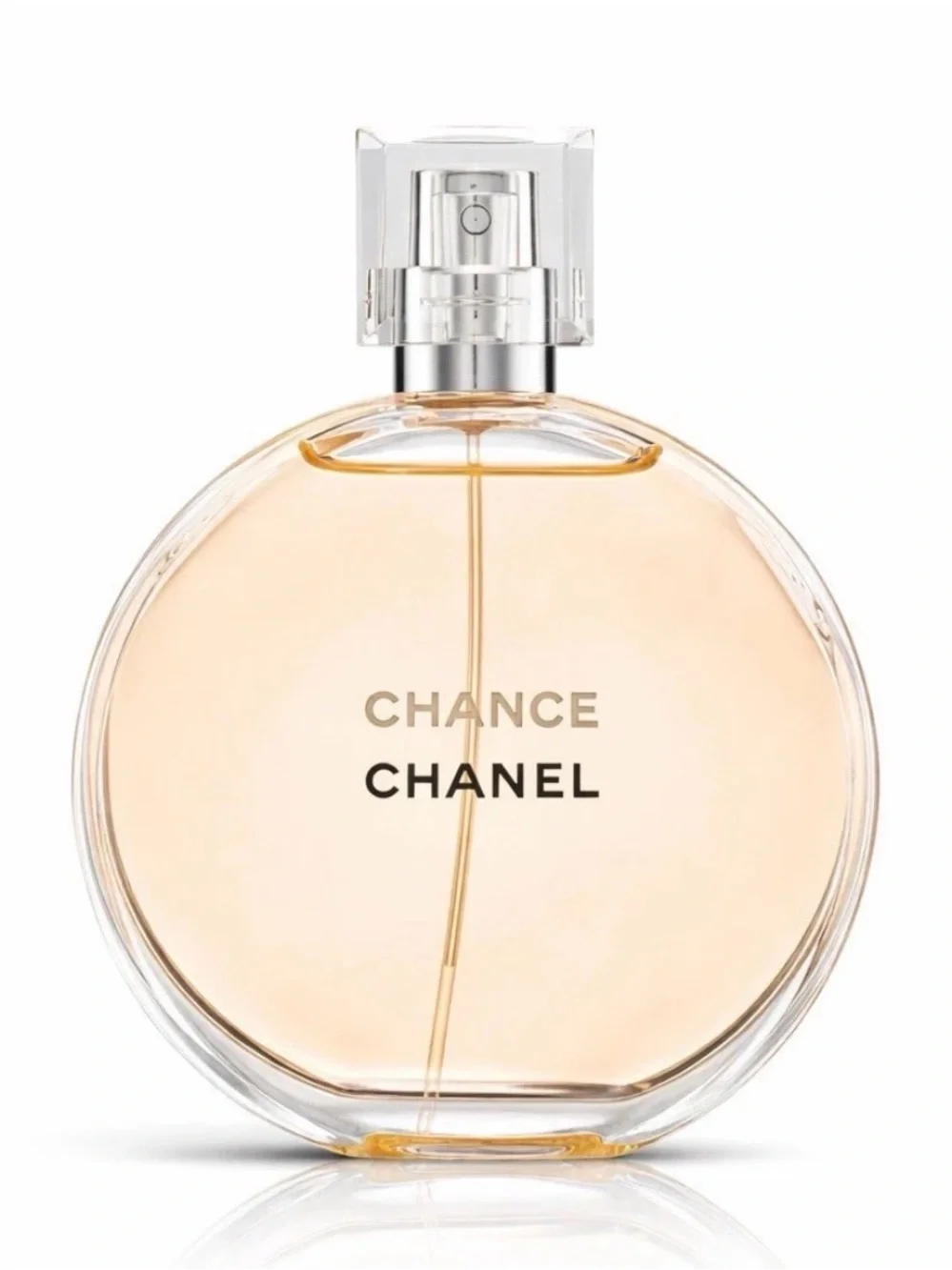 CHANEL Chance Pink Fragrance Box with Silver Text